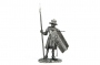 tin 54mm English Knight. Infantryman of Teutonic Order