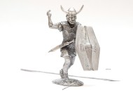 54mm tin toy sculpture of Viking warrior