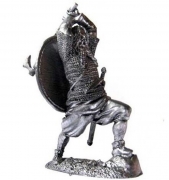 toy 54mm metal figurine of Viking warrior